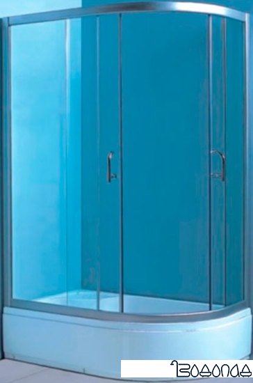 Душевой уголок Coliseum Satriya T-100 левая (матовое стекло)