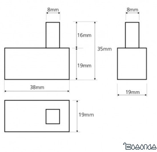 Крючок для ванны Bemeta Beta 132106132