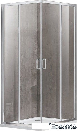 Adema Glass Line Vierkant-90 (прозрачное стекло)