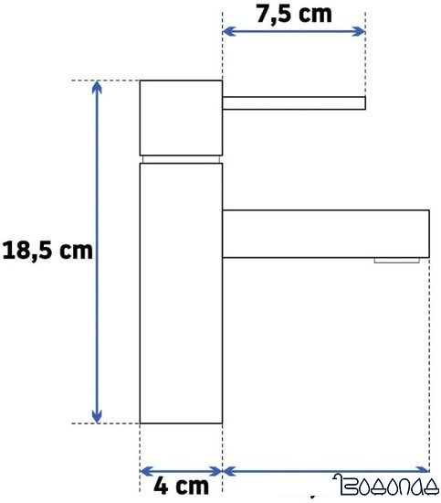 Смеситель Rea Tess REA-B8865 (золотой) фото 4
