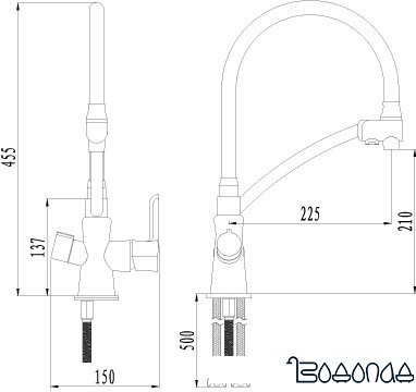 Смеситель Lemark Comfort LM3071C (серый)