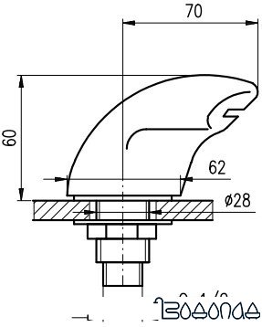 Излив Slezak RAV VOD7200