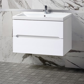 Мебель для ванных комнат Акваль Тумба под умывальник Верна 80 АВ.80.20.00.N