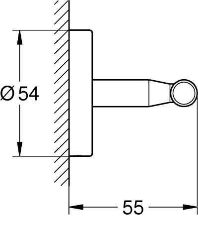 Крючок для ванны Grohe BauCosmopolitan 40461001 фото 2