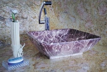 Умывальник Gid MNC182 (бордовый)