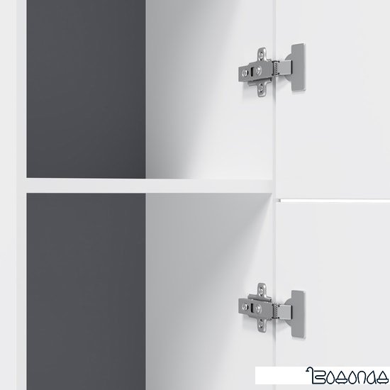 AM.PM Шкаф-пенал Gem 30 M90CHR0306WG (правый, белый глянец) фото 4