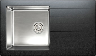 Кухонная мойка Tolero Twist TTS-860 (черный 911)