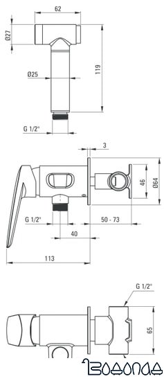 Смеситель Deante Coriander BCN 034M