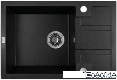 Кухонная мойка Laveo Barbados SBB 713T (черный) Кухонная мойка Laveo Barbados SBB 713T (черный)