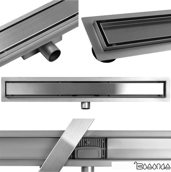 Трап/канал Calani Eco 60 Chrom CAL-G0002 фото 1