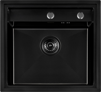 Кухонная мойка ARFEKA AF 520*490 Black PVD Nano