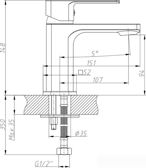 Смеситель Decoroom DR20011 фото 2