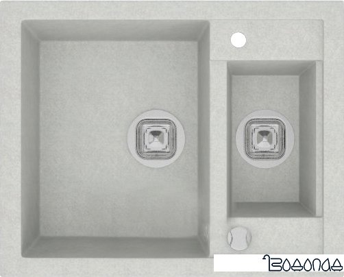 Кухонная мойка Tolero R-109 (серый металлик) Кухонная мойка Tolero R-109 (серый металлик)