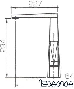 Смеситель Bravat Iceberg F776110C фото 4