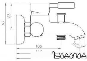 Смеситель Inan Yakut M1101