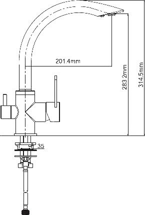 Смеситель Gappo G4399 фото 2