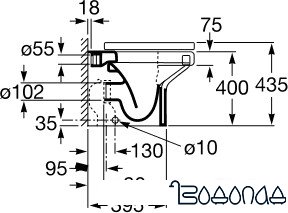 Унитаз Roca Dama 347787000