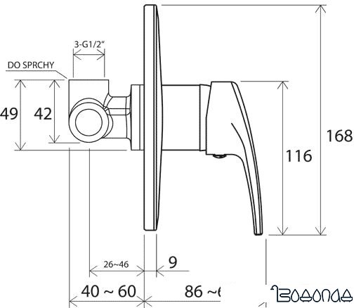 Смеситель Ravak Neo-NO 062.00 [X070021]