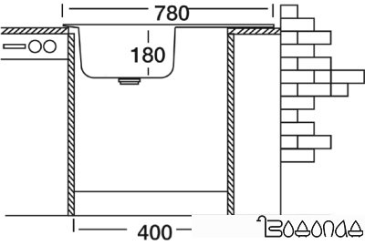 Кухонная мойка Kromevye EX 163 D Кухонная мойка Kromevye EX 163 D