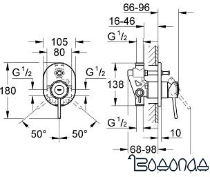 Смеситель Grohe BauClassic 29047000