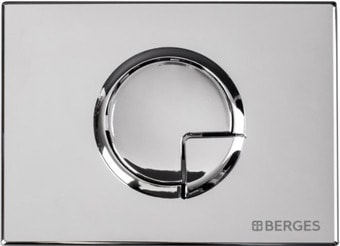 Панель смыва Berges Wasserhaus Novum R3 (хром глянец)