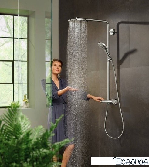 Душевая система Hansgrohe Raindance Select S Showerpipe 240 1Jet 27633700 фото 4