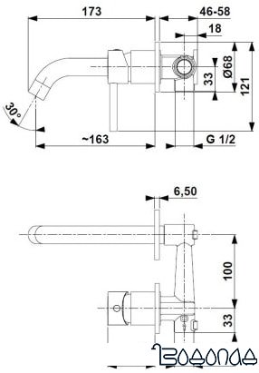 Смеситель Armatura Moza 5039-810-00
