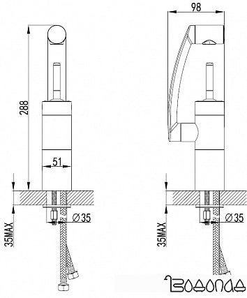 Смеситель Damixa Arc 290217464