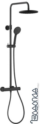 Душевая система Armatura Moza Black 5736-910-81