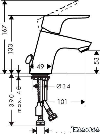 Смеситель Hansgrohe Focus 31732000