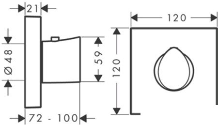 Смеситель Axor Starck Organic 12712000