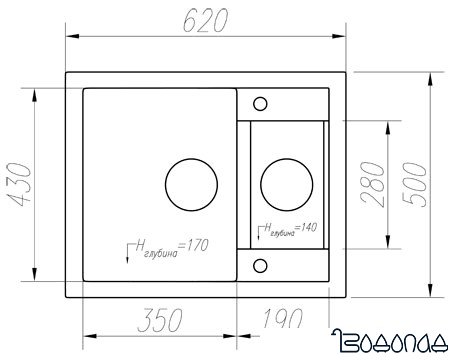 Кухонная мойка Tolero R-109 (белый) Кухонная мойка Tolero R-109 (белый)