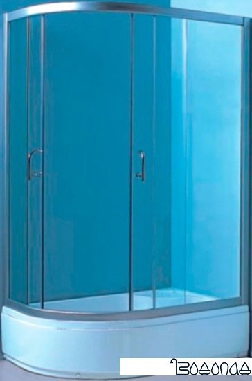 Душевой уголок Coliseum Satriya T-100 правая (матовое стекло)