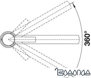 Смеситель Blanco Ambis 523118 (нержавеющая сталь) фото 4