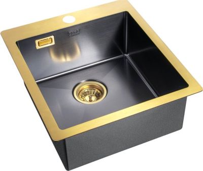 Кухонная мойка ZorG A 4551 (графит/бронза)