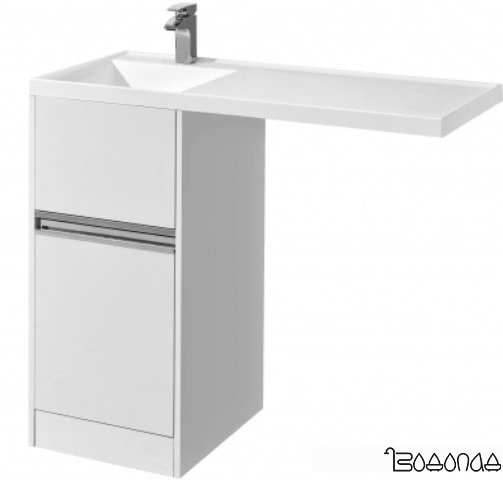 Мебель для ванных комнат Акватон Тумба с умывальником Лондри 40 1A2360K1LH010 фото 1