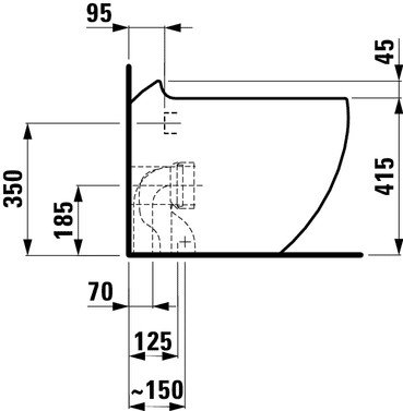 Унитаз Laufen Il Bagno Alessi One 821971 фото 4