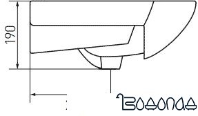 Умывальник Акватон Смайл 50 51x45 [1WH207781] фото 3