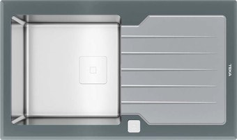 Кухонная мойка TEKA Diamond RS15 1B 1D 86 Auto (серый камень)