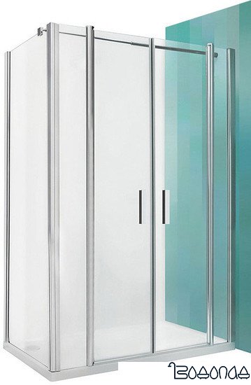 Душевая дверь Roltechnik Tower Line TDN2/140 (хром/прозрачное) фото 2