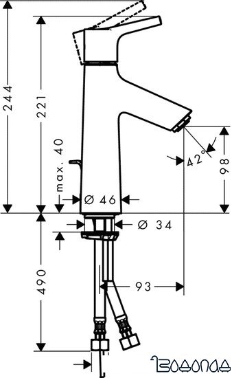 Смеситель Hansgrohe Talis S 72020000