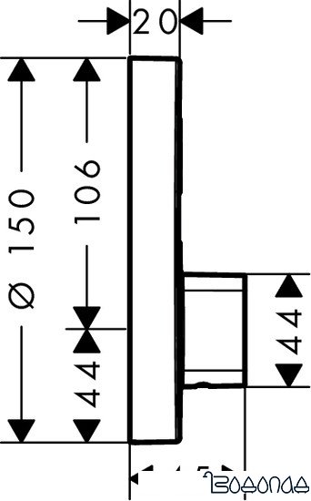 Смеситель Hansgrohe ShowerSelect S 15747000
