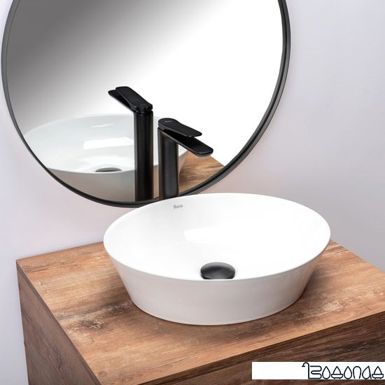 Умывальник Rea Saga (белый) фото 4