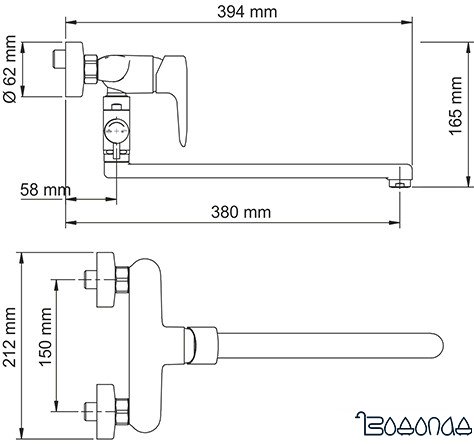 Смеситель Wasserkraft Vils 5602L