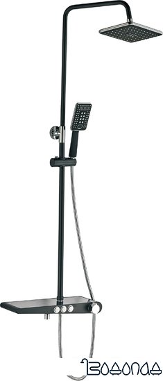 Душевая система Haiba HB2418 (черный)