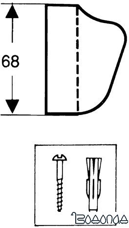 Держатель душевой лейки Hansgrohe 28321000
