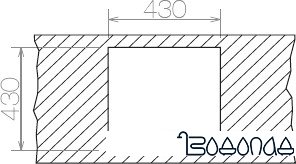 Кухонная мойка Asil AS 182 (матовая, 1.2 мм)