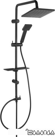 Душевая система Ferro Squerto Lux NP24-BL (черный)