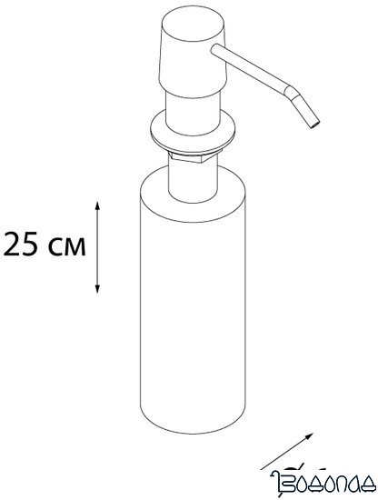 Дозатор Fixsen Hotel FX-31012D фото 4