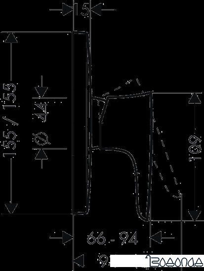 Смеситель Hansgrohe PuraVida 15665400